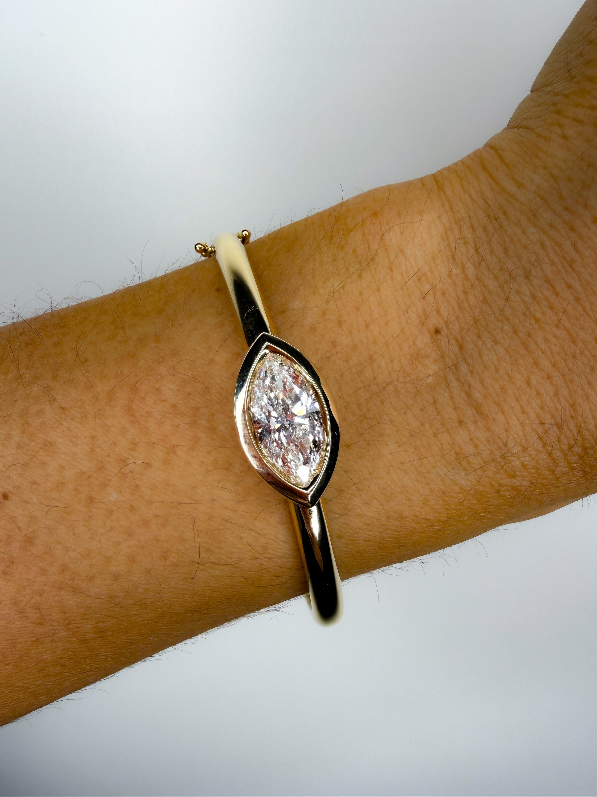 The Eye Marquise Bangle