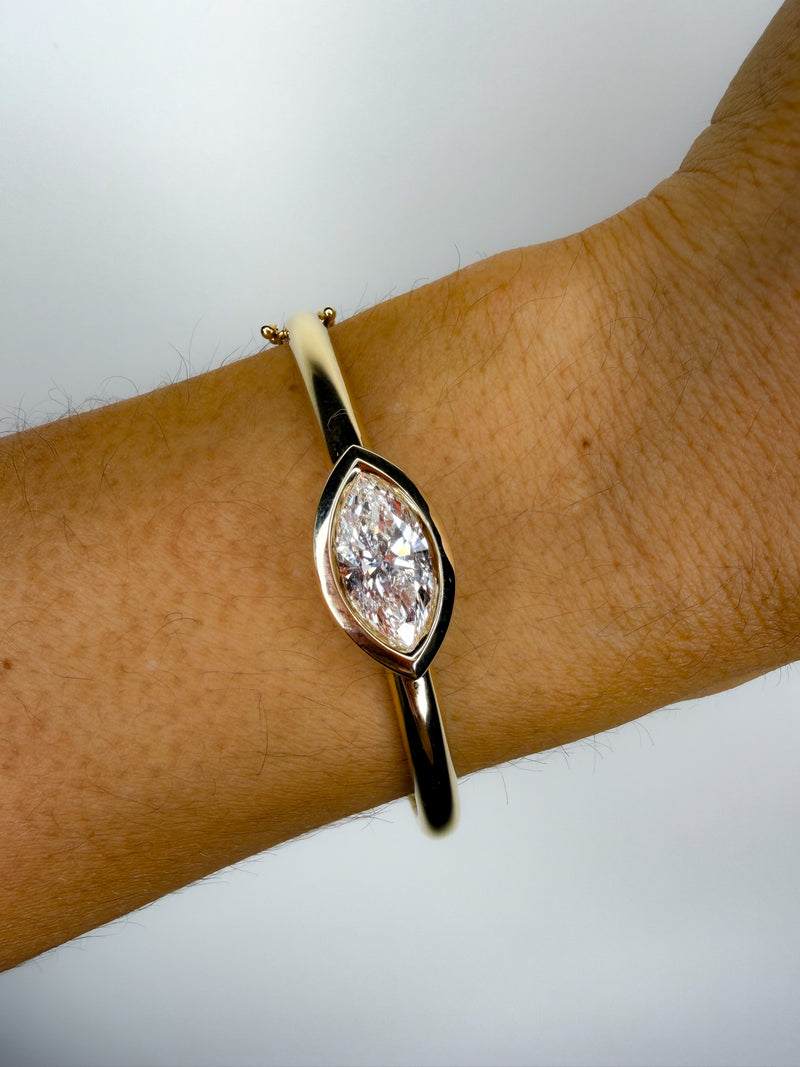 The Eye Marquise Bangle