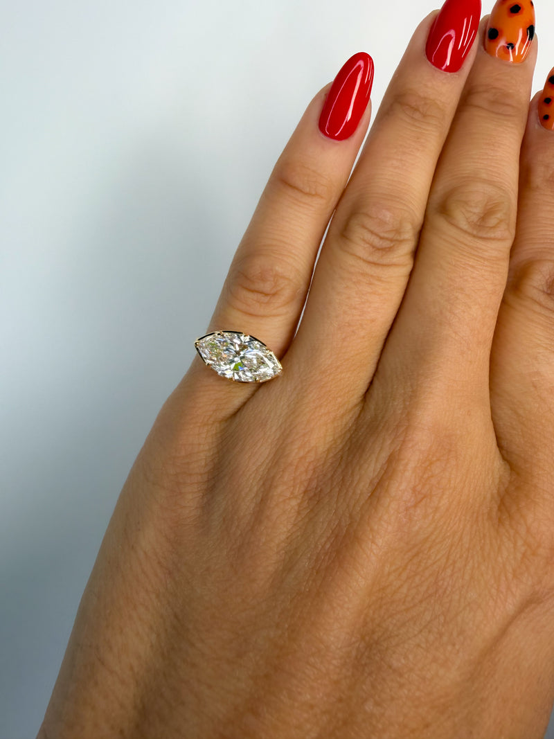 The Ride-or-Die Marquise Pinky Ring