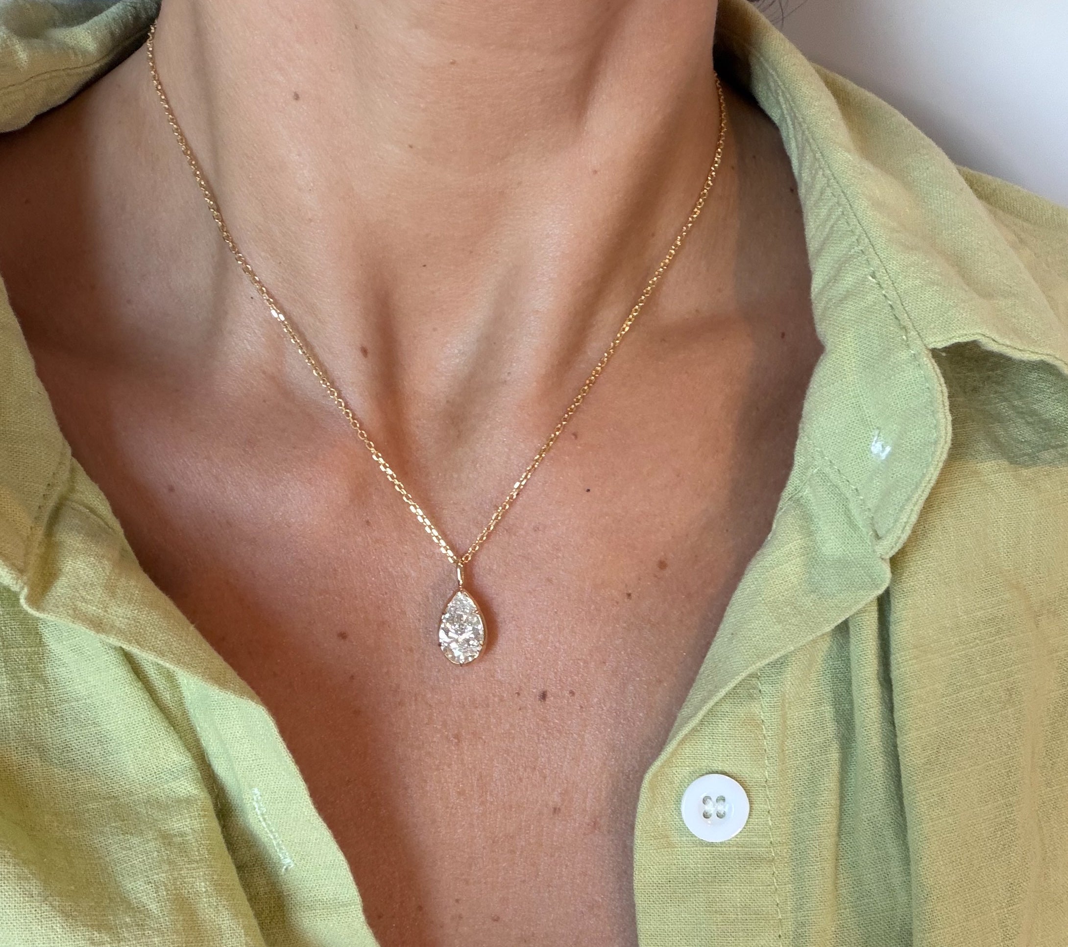 The Georgian Pear Necklace