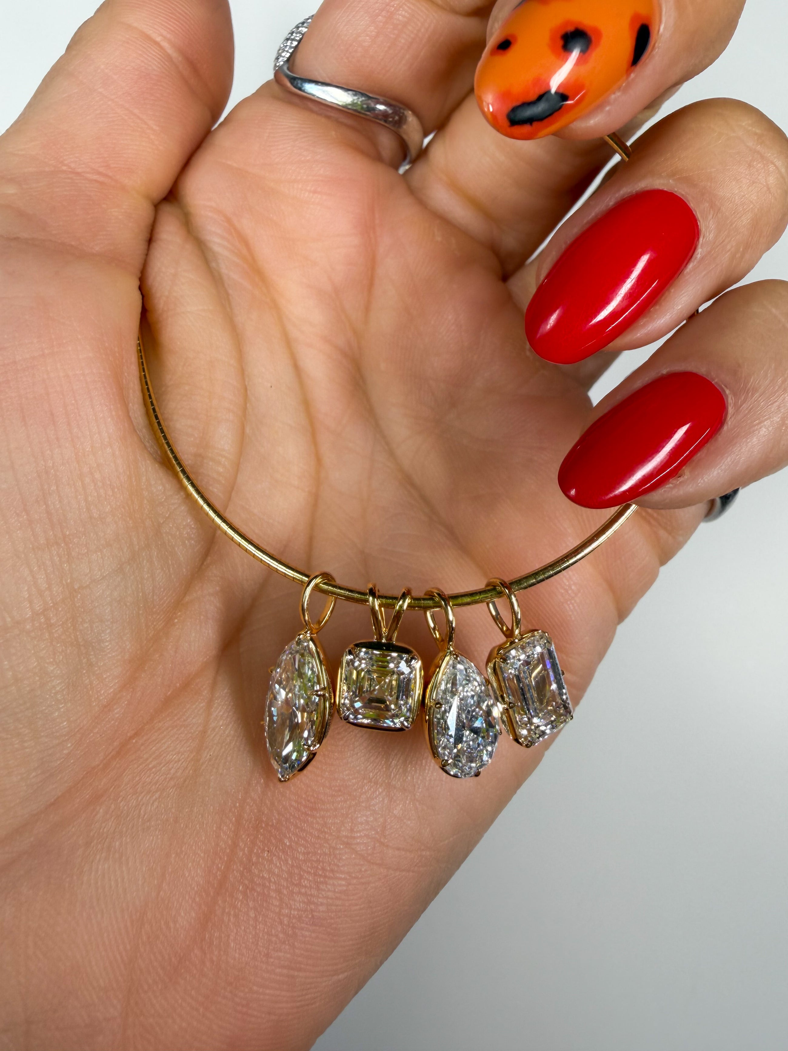 Georgian Marquise Pendant Necklace