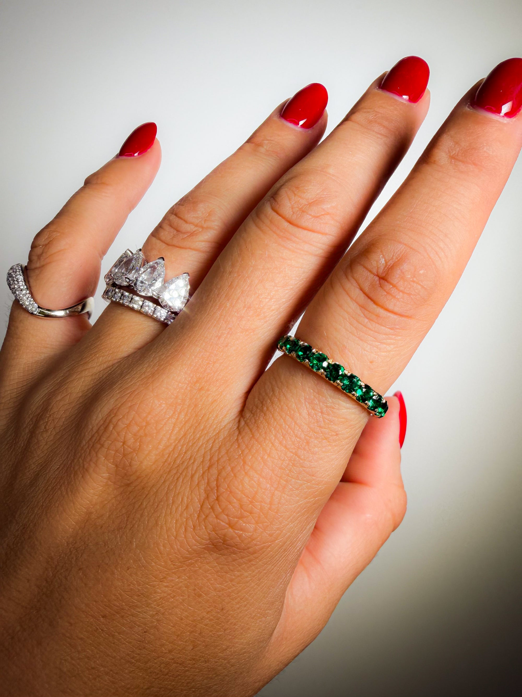 The Zambian Emerald Eternity Ring