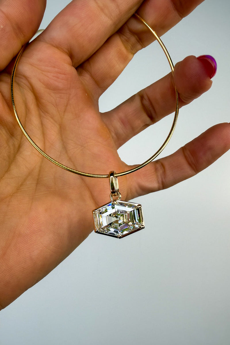 Heirloom Antique Hexagon Pendant