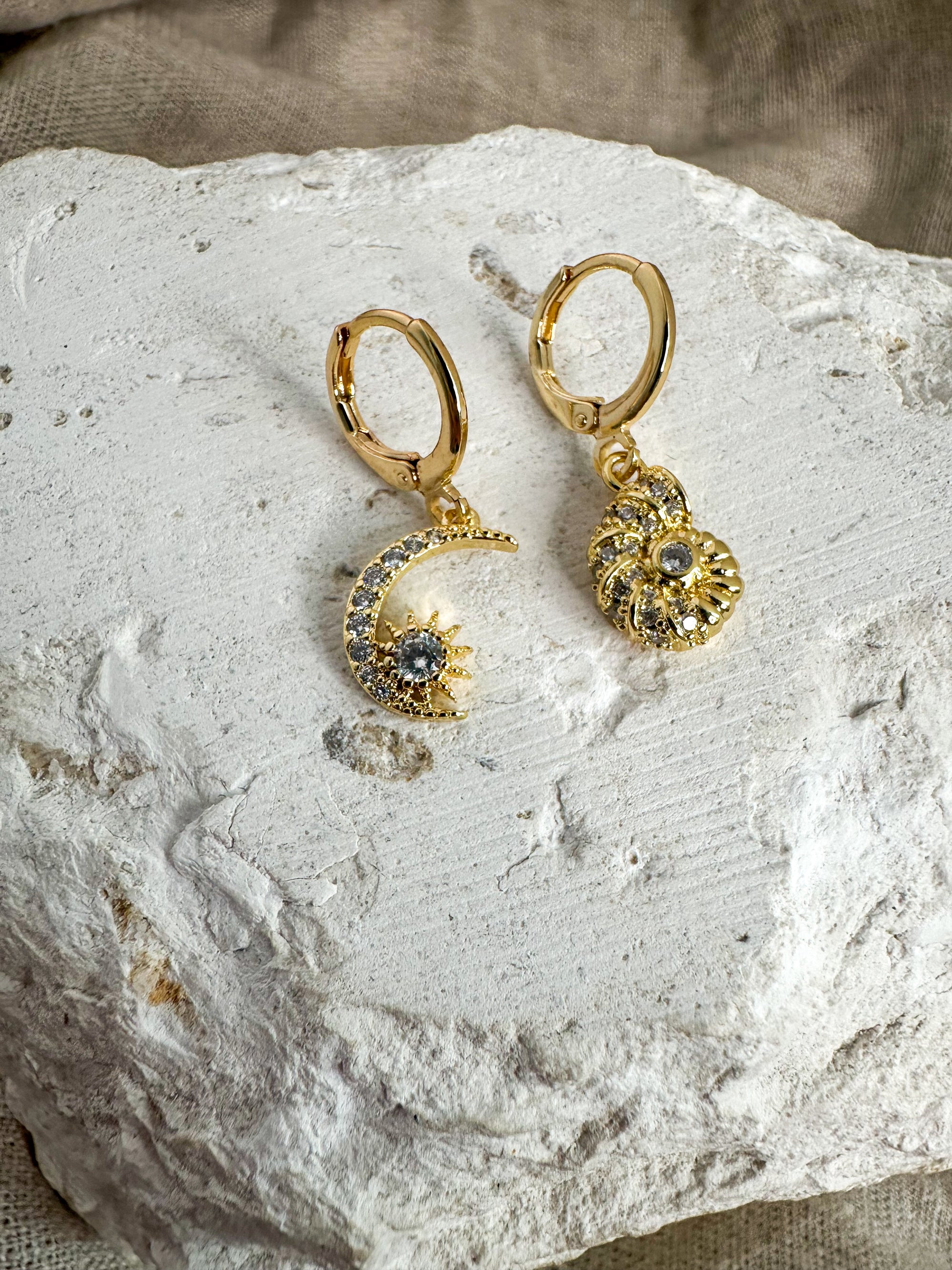 Moonlit Tides Hoops