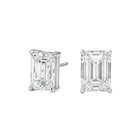 The Quiet Flex - Emerald Cut 6ctw Diamond Studs