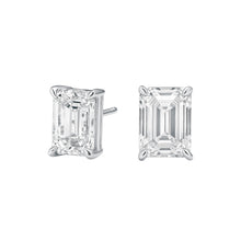 The Quiet Flex - Emerald Cut 6ctw Diamond Studs