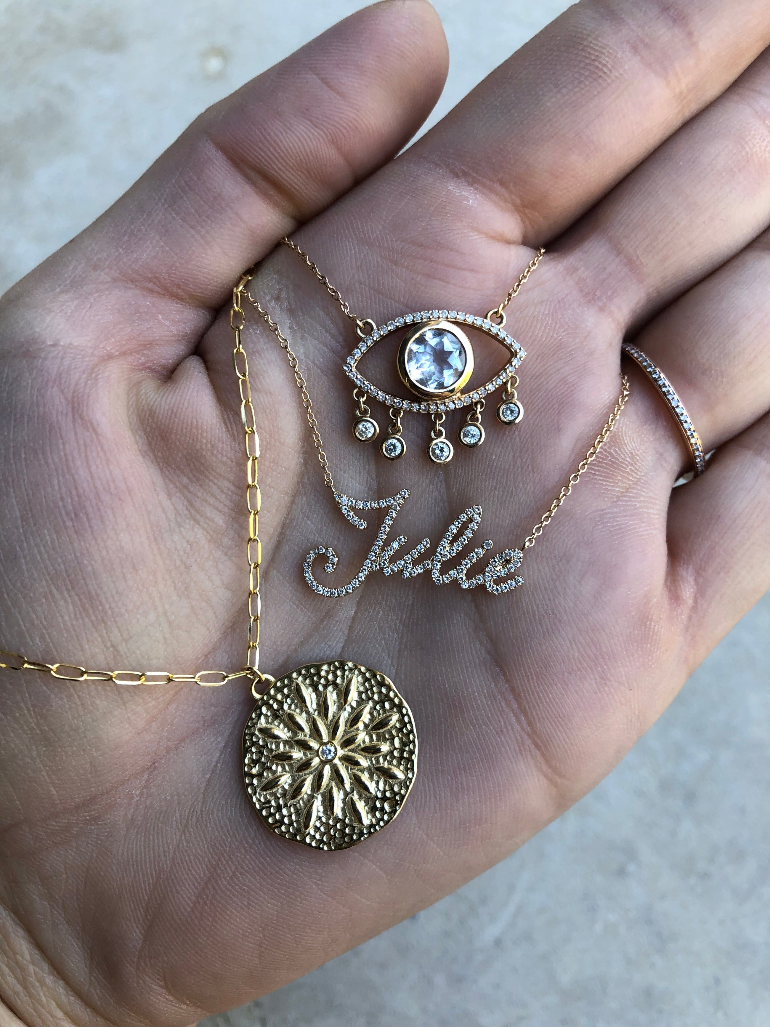Custom Diamond Name Necklace