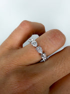 The Horizontal Pear Eternity Band