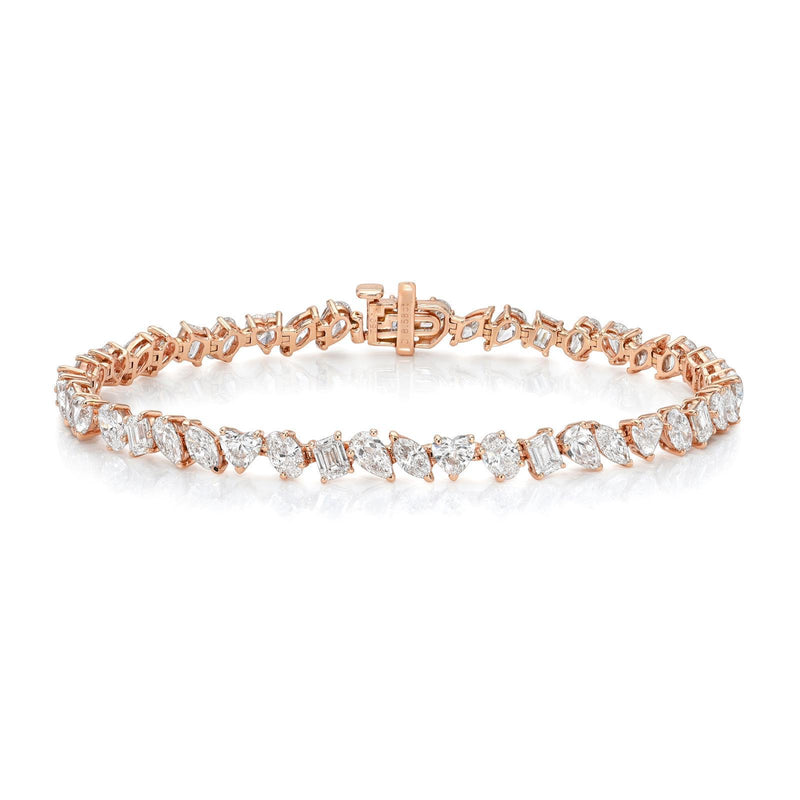 The Multi-Shape Diamond Tennis Bracelet