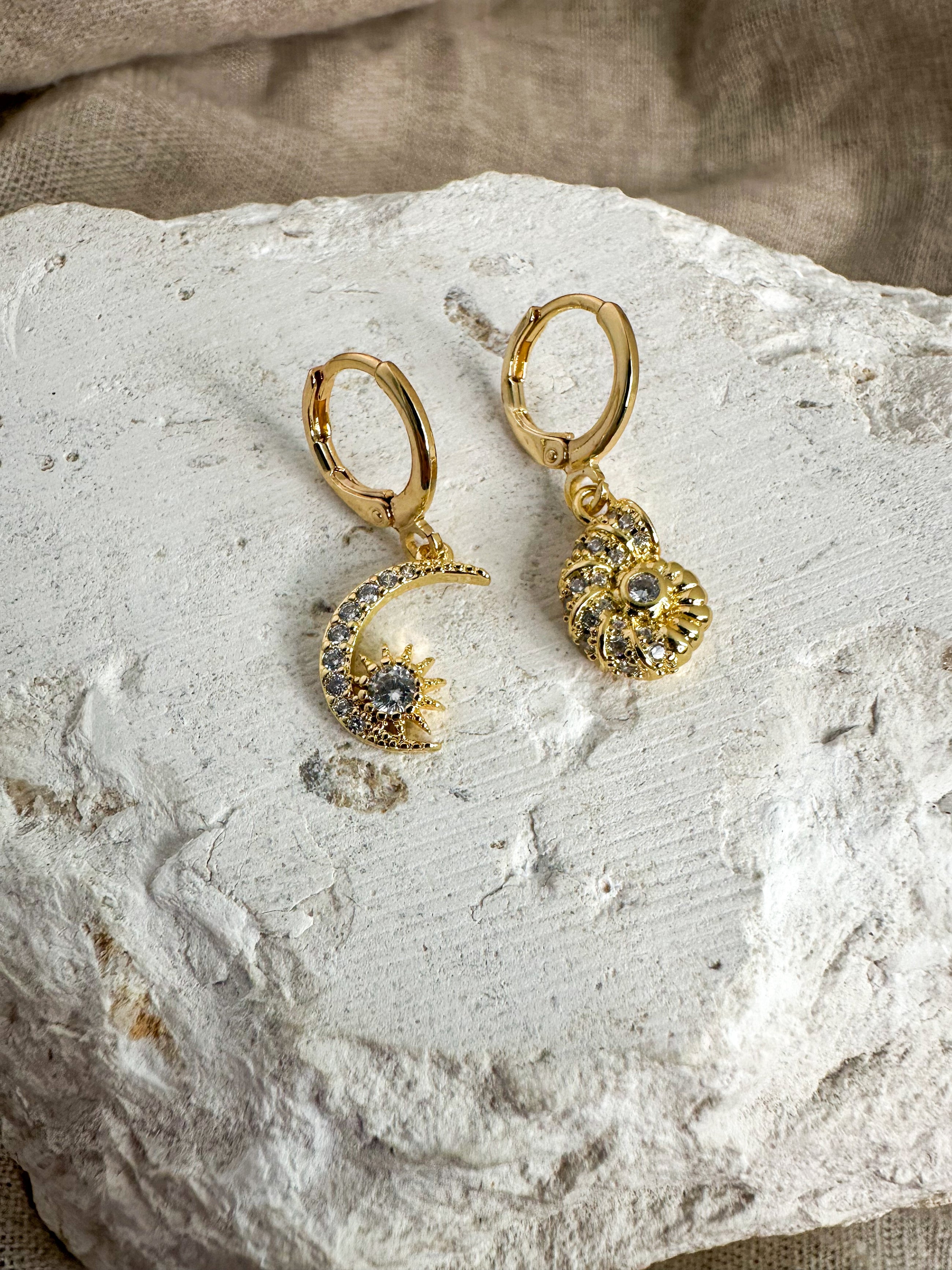 Moonlit Tides Hoops