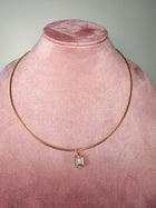 Georgian Emerald Pendant Necklace