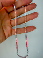 The Pink Panther Diamond Tennis Necklace