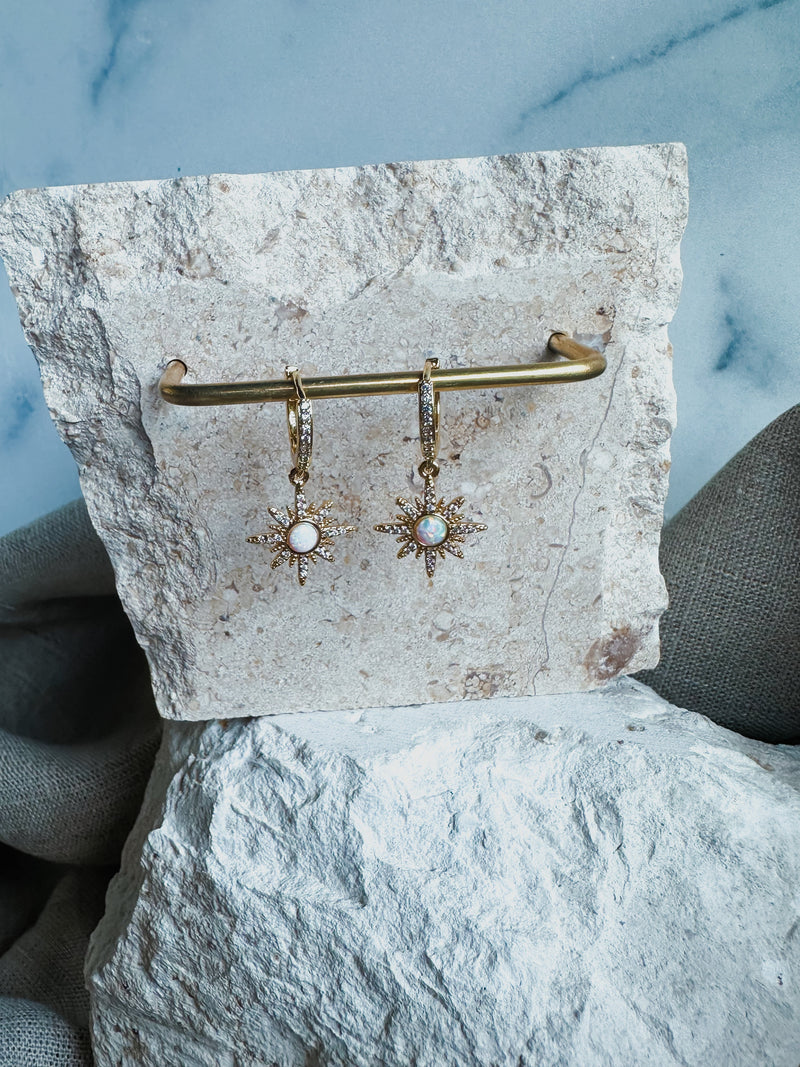 Crystal Starburst Earrings