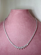 Moissanite Gradual Tennis Necklace