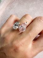 The Pink Pear Diamond Ring