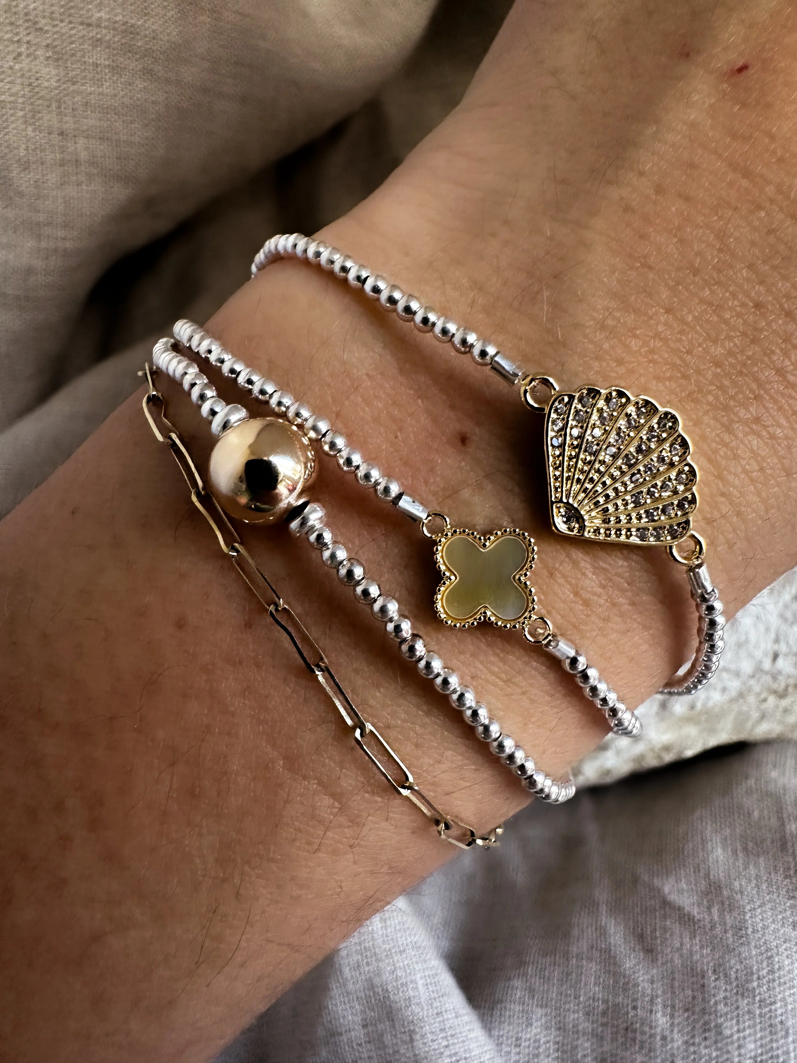 Coastal Seashell Bracelet