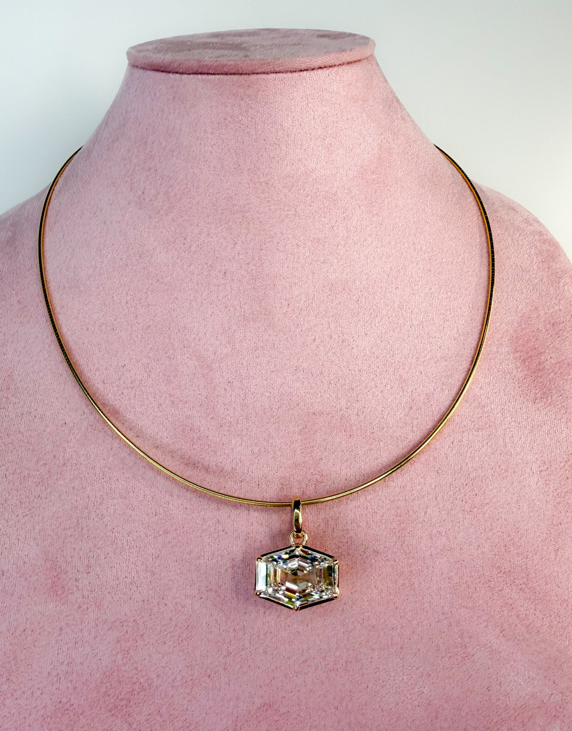 Heirloom Antique Hexagon Pendant