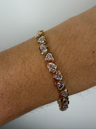 The Heart Bezel Tennis Bracelet