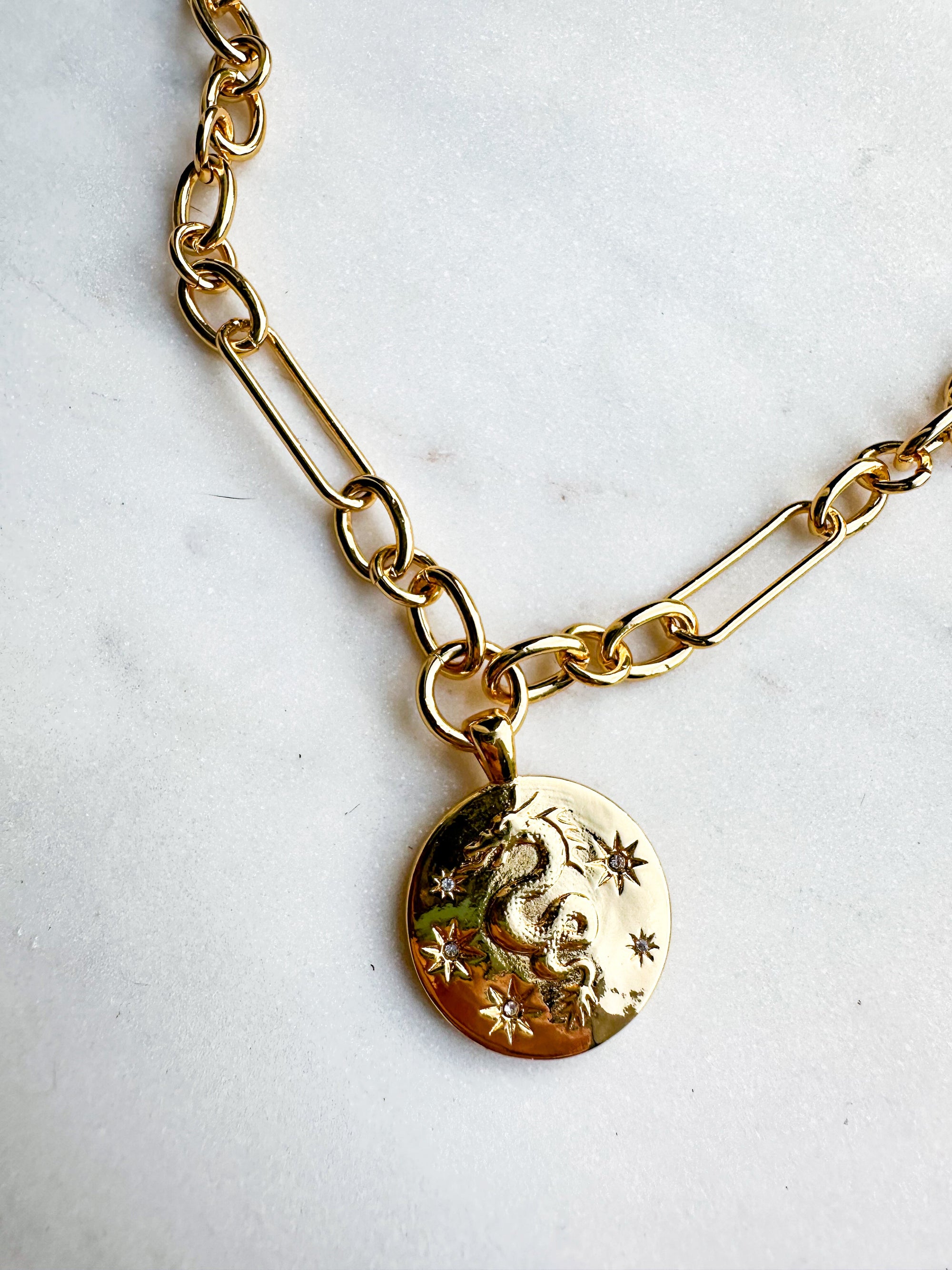 Dragon Coin Necklace
