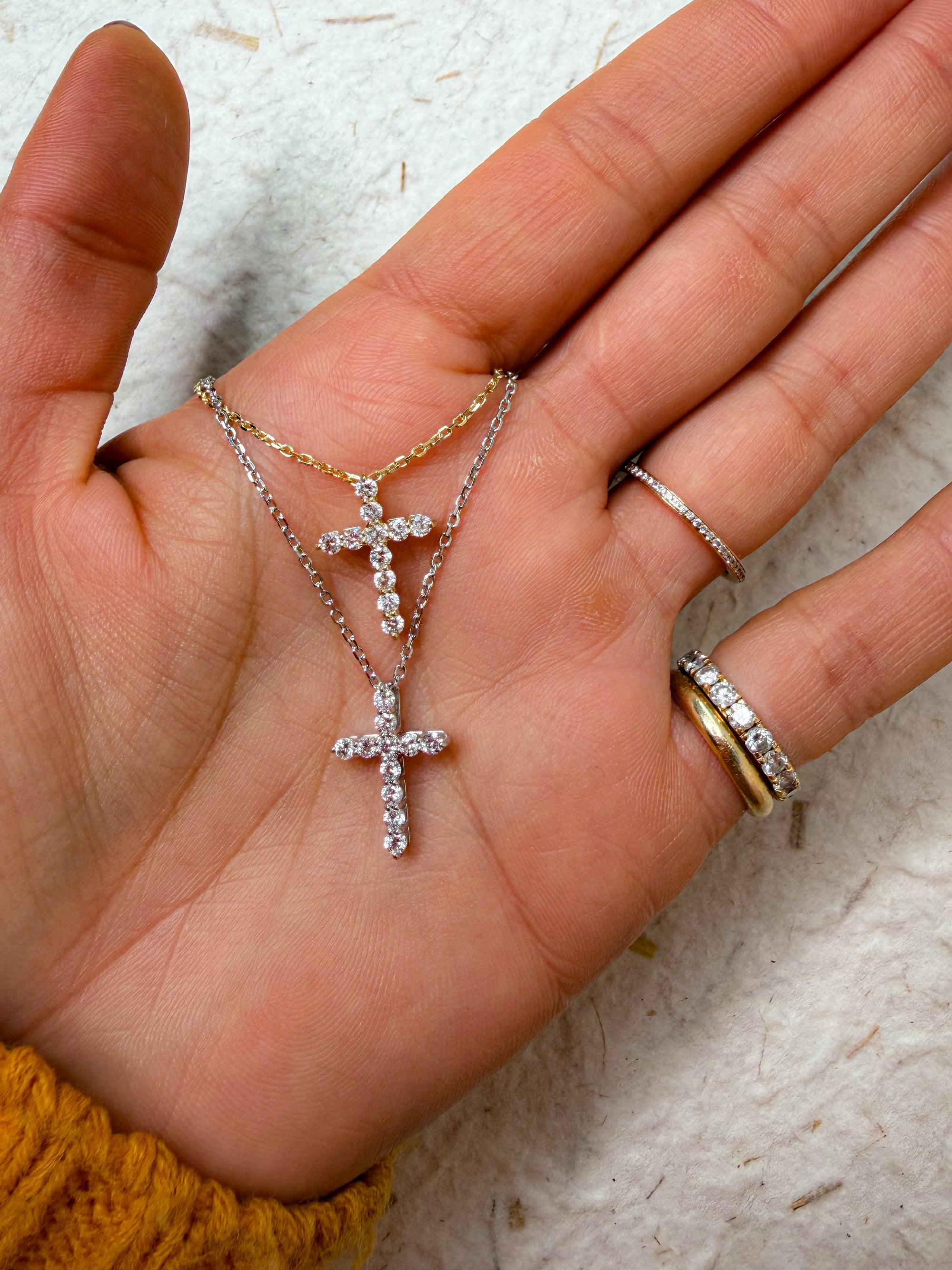 Diamond Cross Necklace