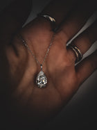 Georgian Pear Pendant Necklace
