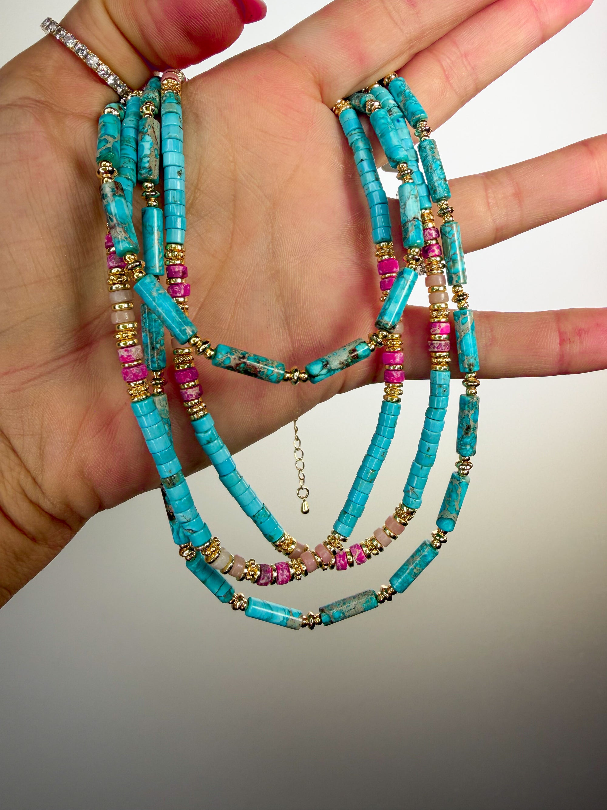 Pink Laguna Necklace