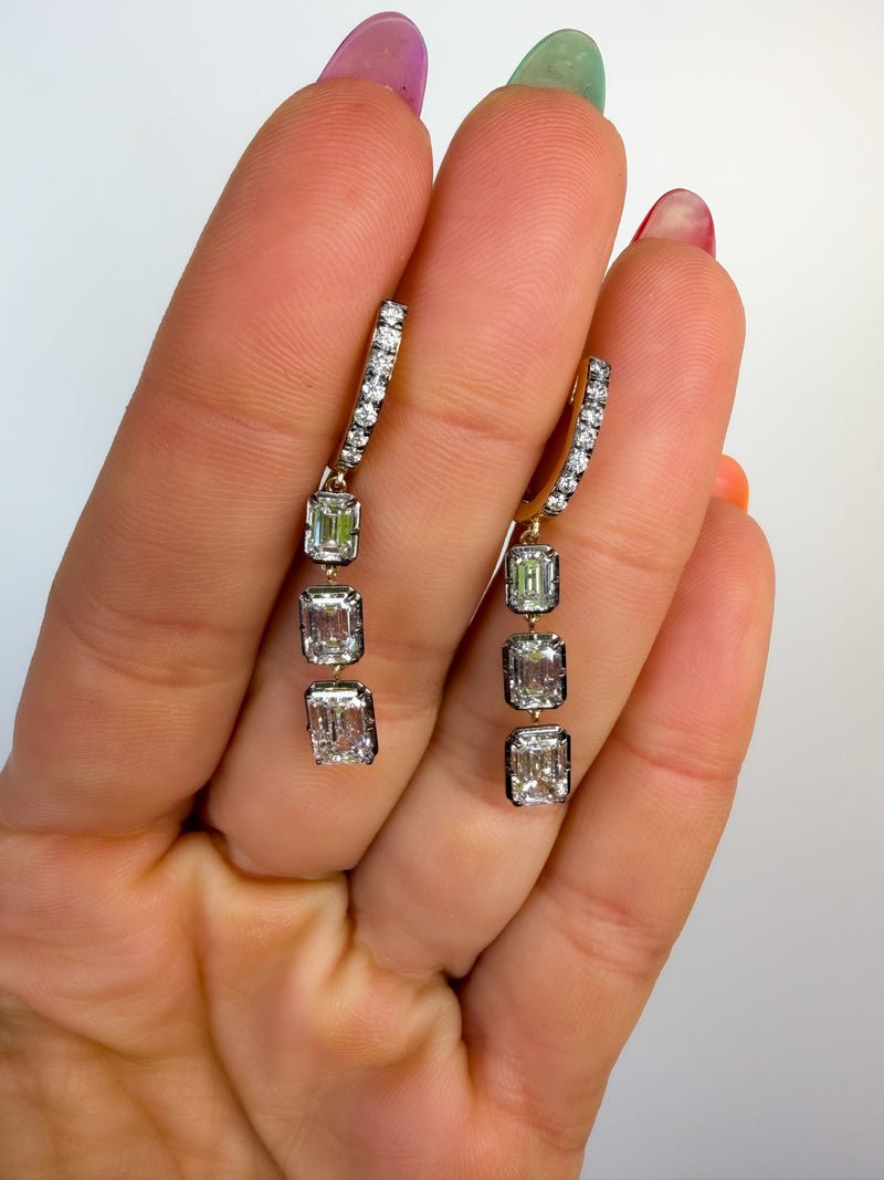 Emerald Drop Earrings