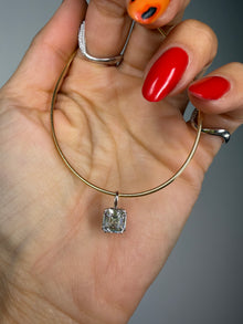 Georgian Asscher Pendant Necklace
