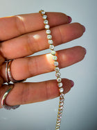 Round Bezel Tennis Bracelet