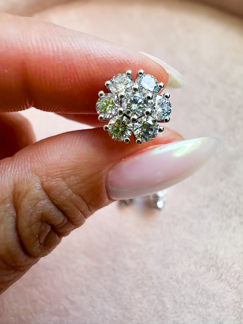 Diamond Bloom Studs