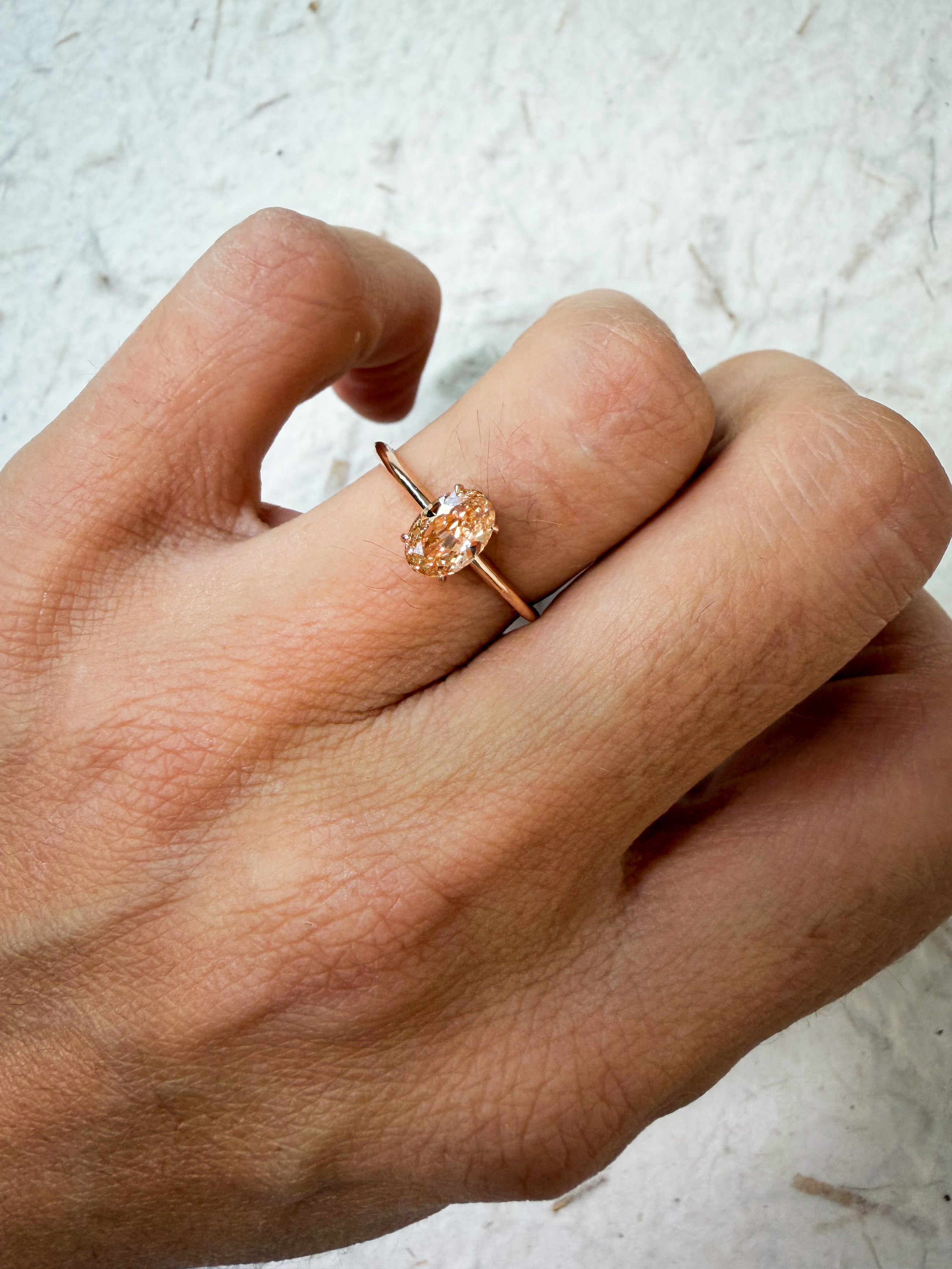 Whisper Peach Solitaire