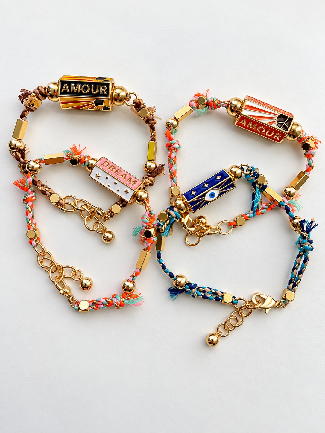 Enamel Barrel Bracelet