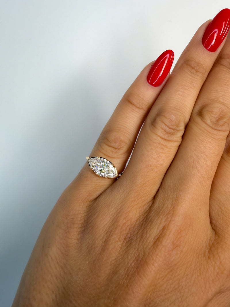 The Ride-or-Die Marquise Pinky Ring