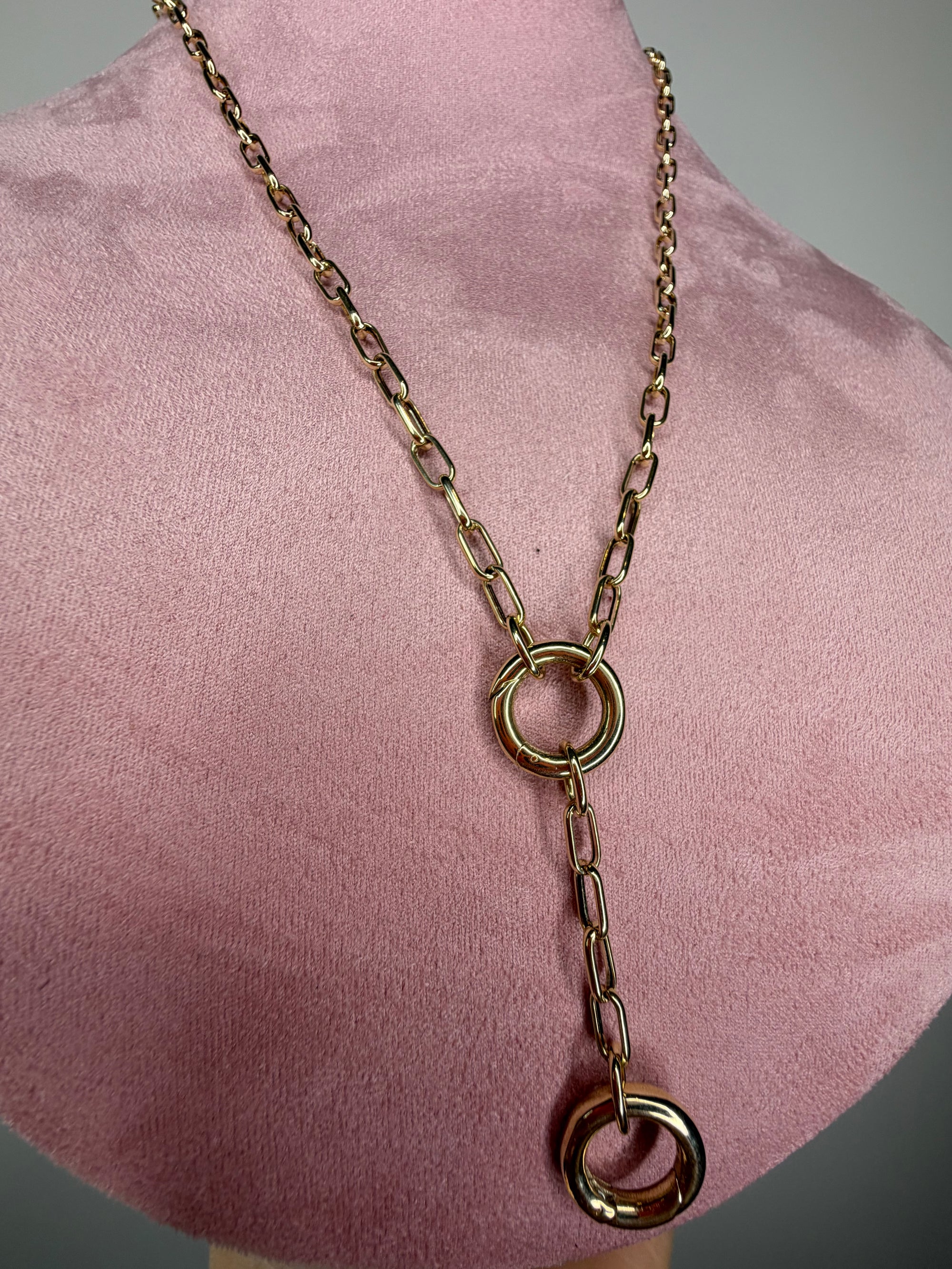 The Paperclip Lariat Chain