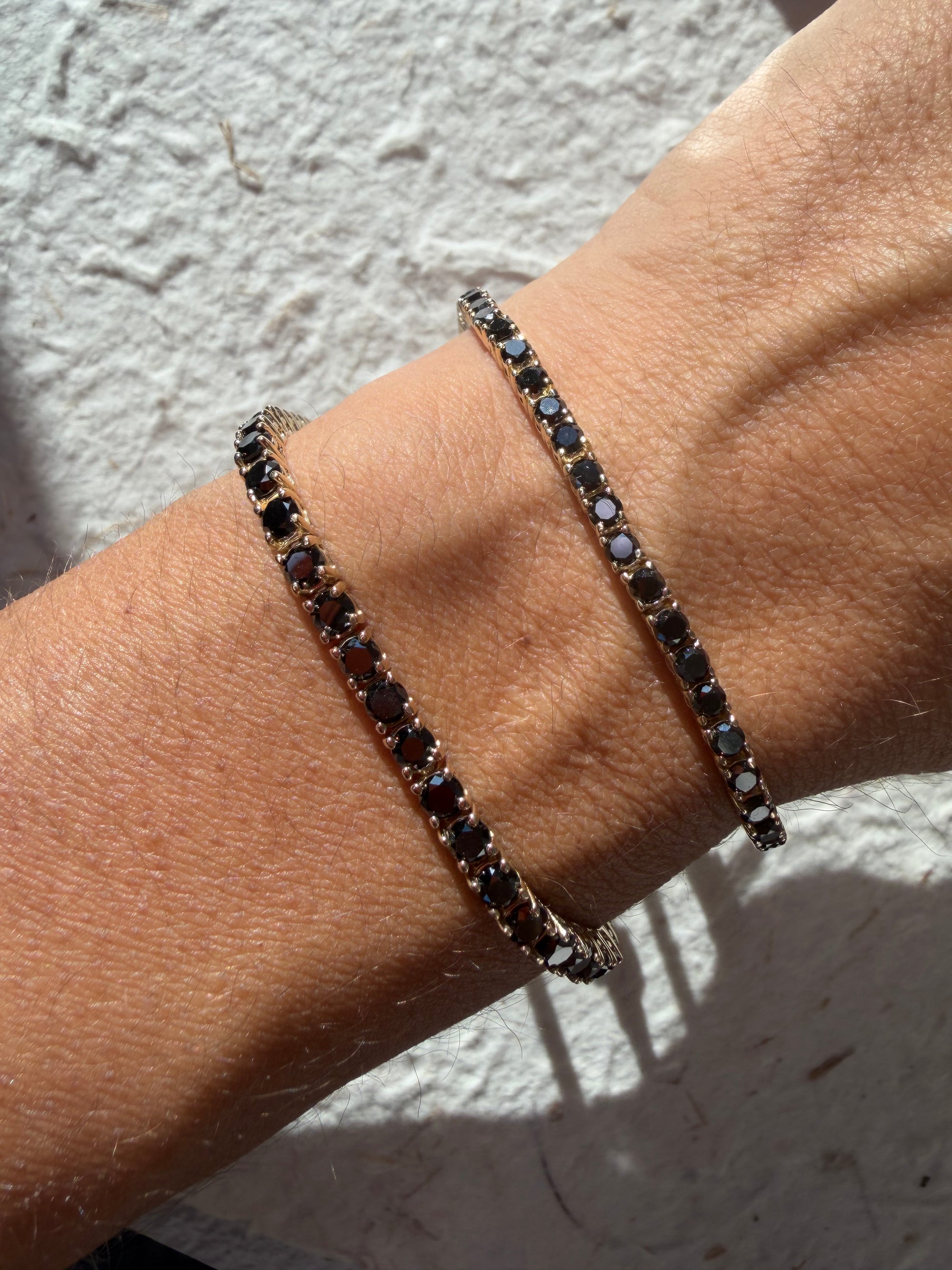The Black Diamond Tennis Bracelet