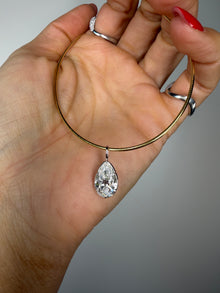 Georgian Pear Pendant Necklace