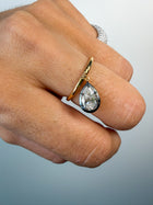 The Seraphine Pear Dangly Ring