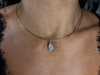 Georgian Pear Pendant Necklace
