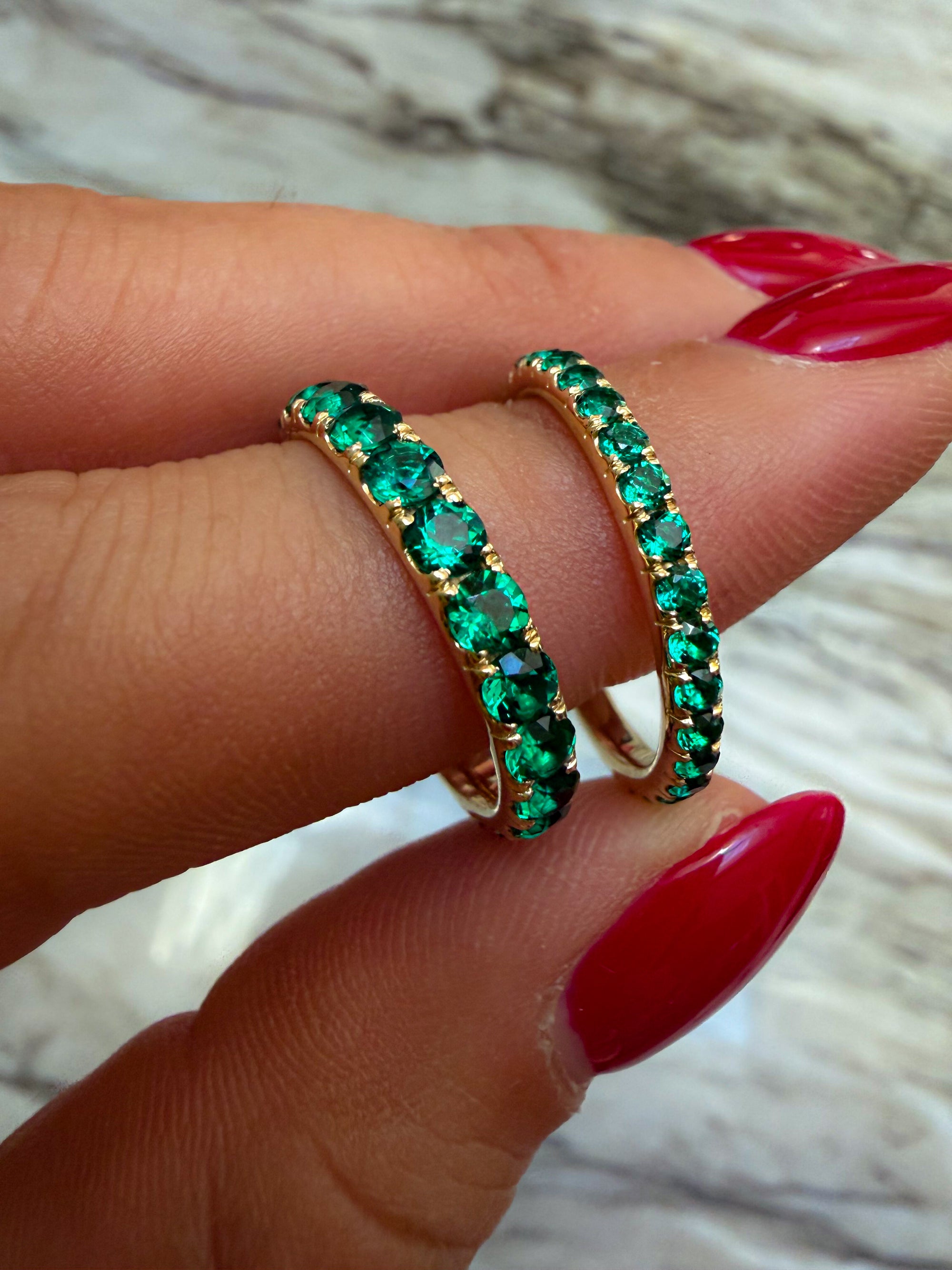 The Zambian Emerald Eternity Ring