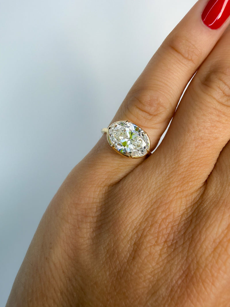 The Ride-or-Die Oval Pinky Ring