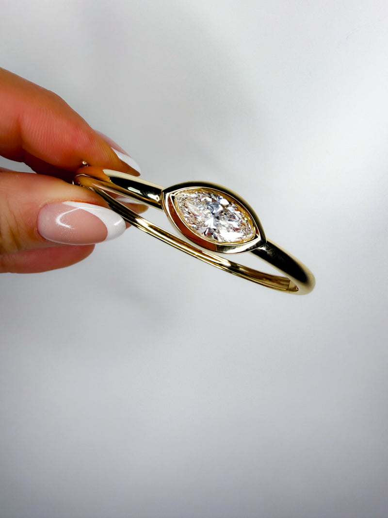 The Eye Marquise Bangle