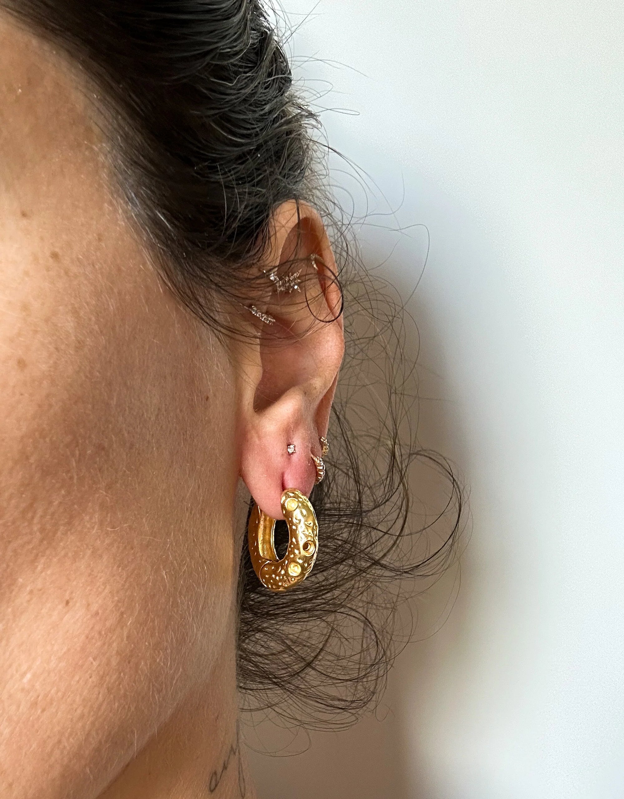 Hammered Hoops