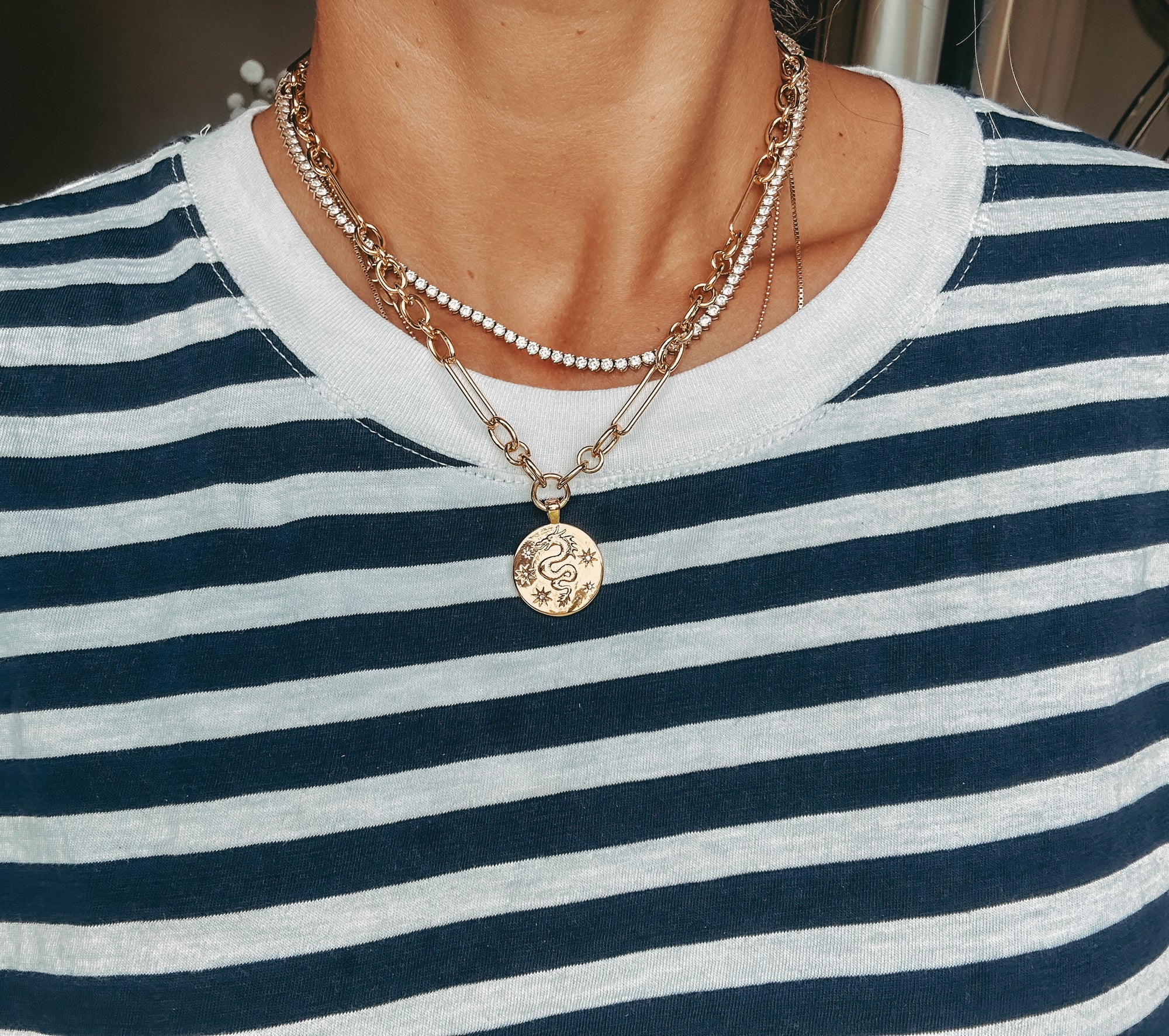 Dragon Coin Necklace