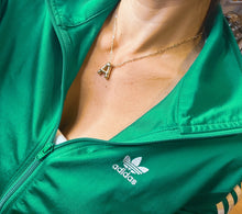 Gold Bubble Letter Necklace