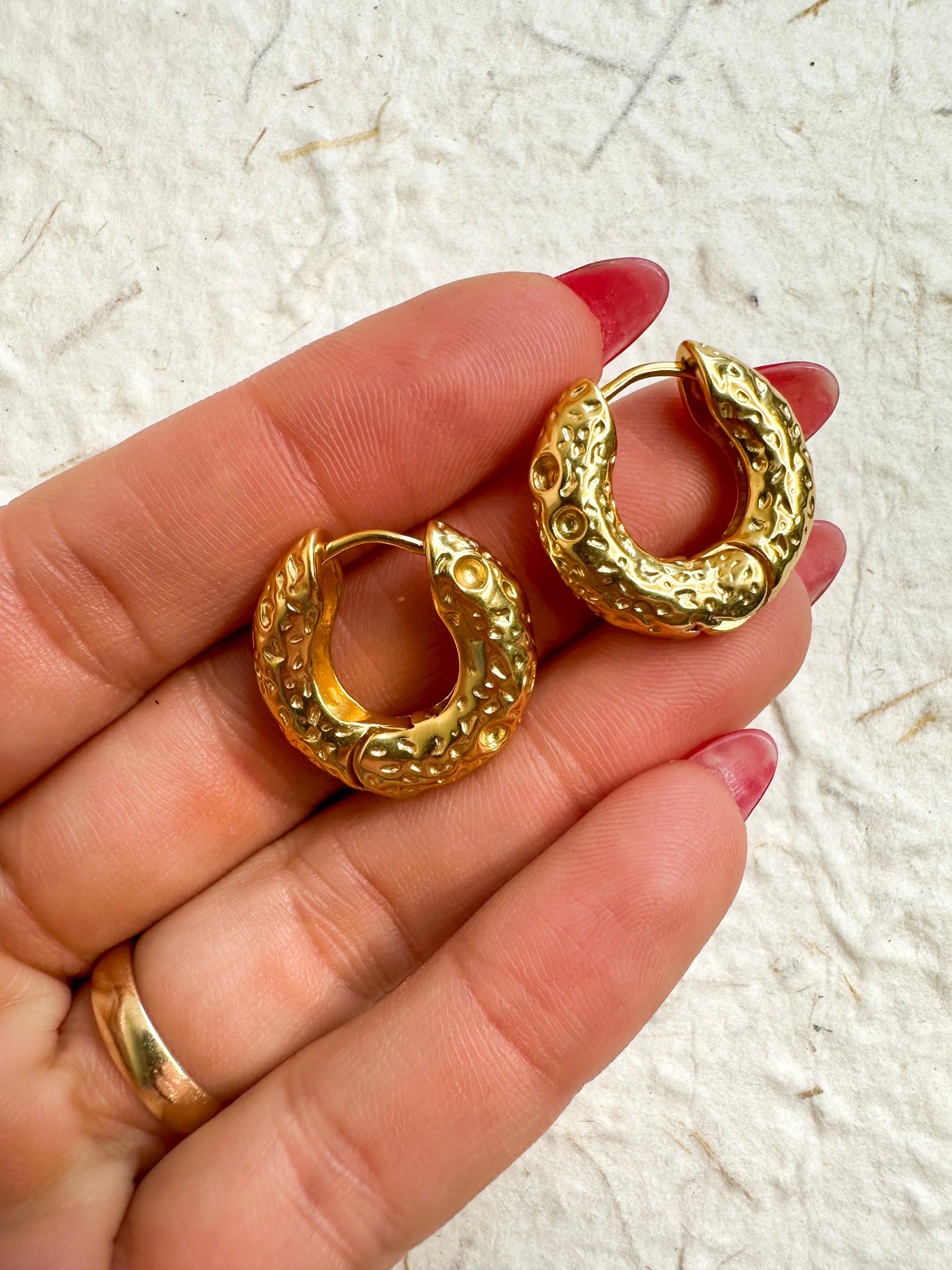 Hammered Hoops