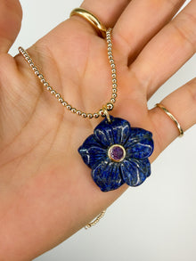 Lapis Bloom Necklace
