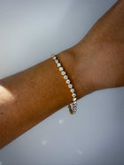 Round Bezel Tennis Bracelet