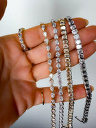 Bold Bezel Emerald Tennis Bracelet