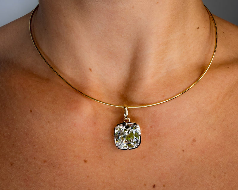 Heirloom Antique Cushion Pendant