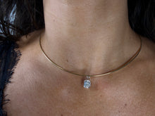 Georgian Asscher Pendant Necklace
